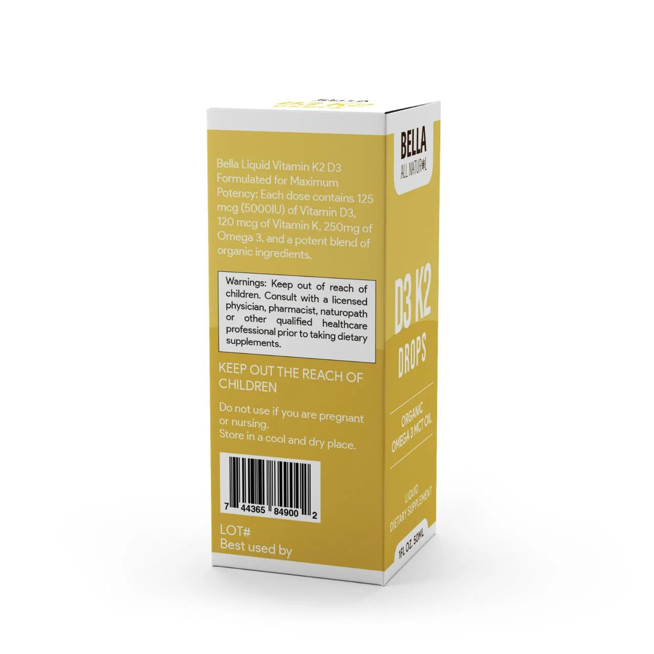 Elevate Your Wellness with D3 K2 Drops: Organic Omega 3 MCT Oil for Optimal Health